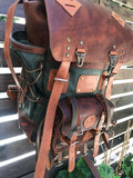 Hiking Backpack | Camping Backpack | Full Leather 99percenthandmade