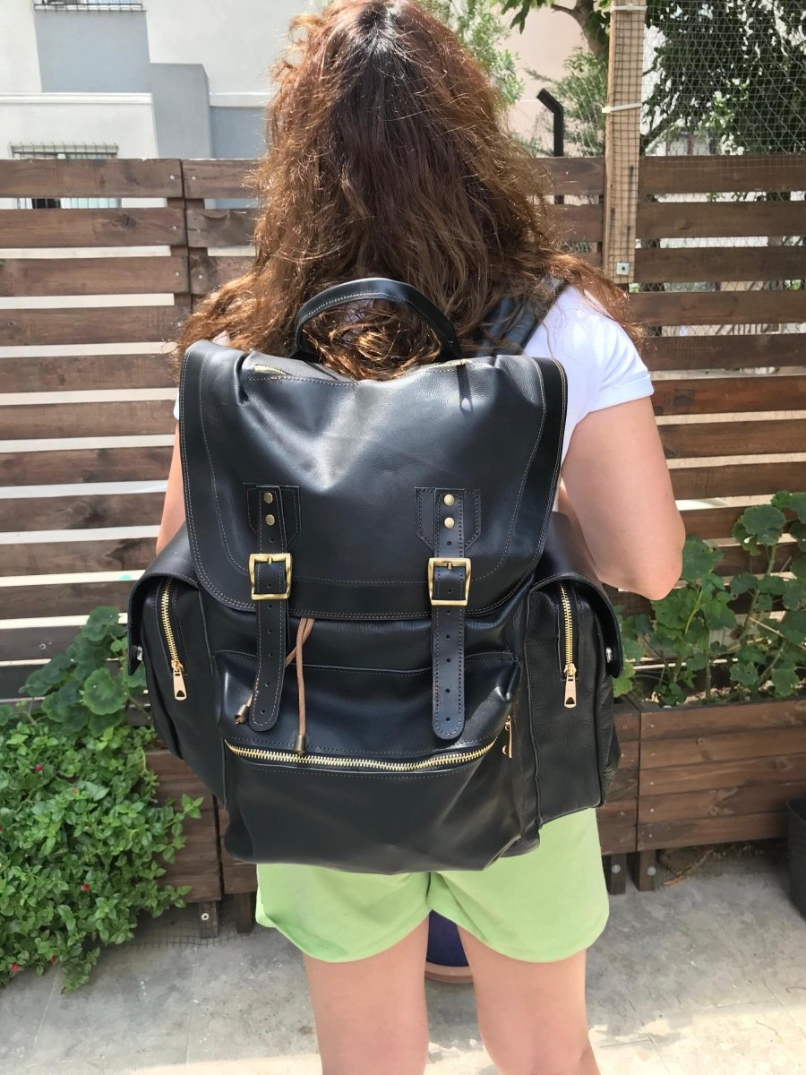 clava american leather backpack Limited | Luxury Minimalist Backpack With Easy Access | Daypack