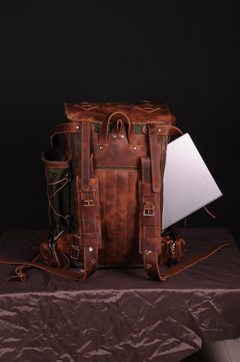 Travel Backpack | City Backpack | Laptop Backpack , Suitable for 2 Laptop 99percenthandmade