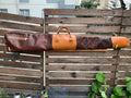 Handmade | Brown-Tan Leather Shotgun Case | Leather Rifle Case | Shotgun Bag | Rifle Bag | Hunting | Shotgun | Gun case | Personalization 99percenthandmade