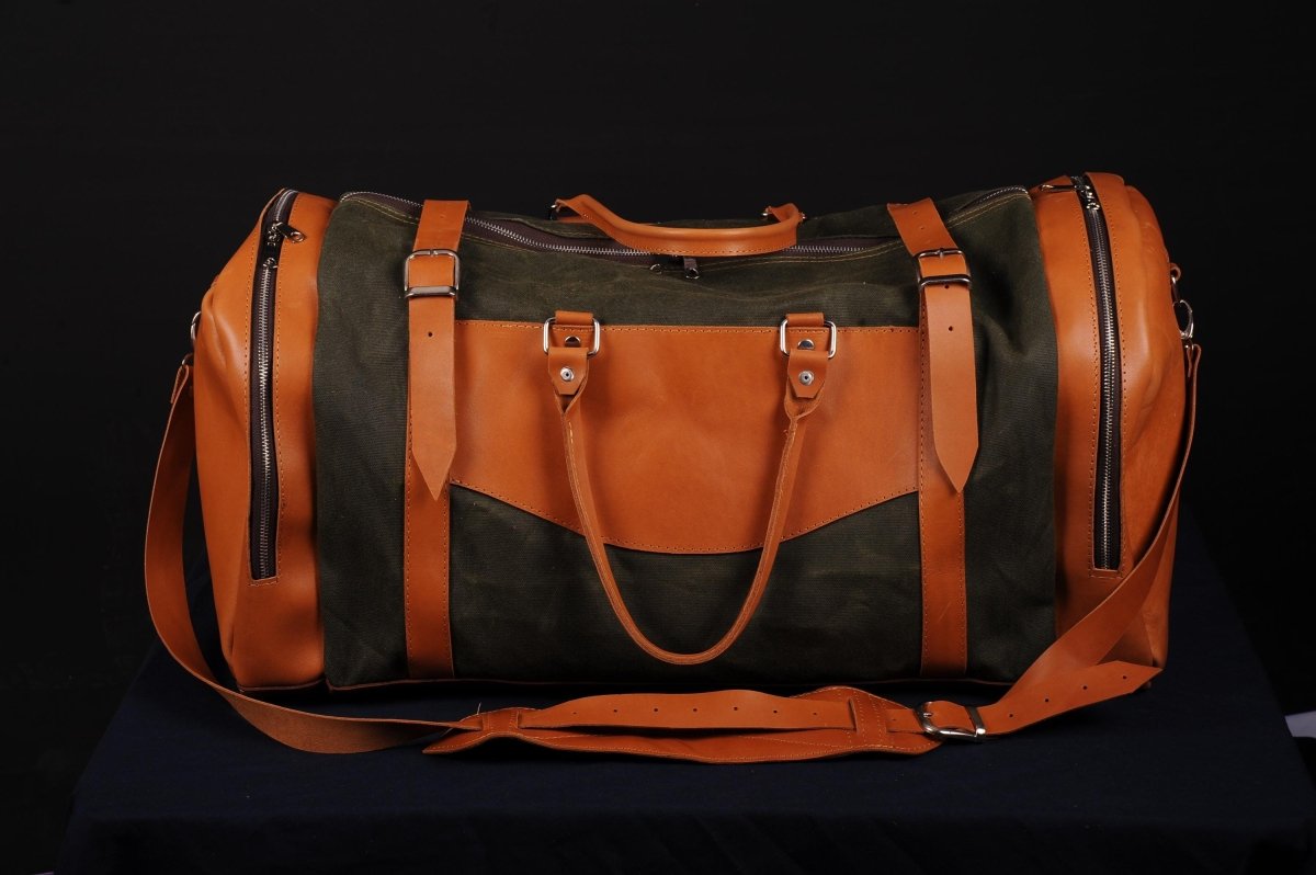 30L to 180L | Green, Brown, White, Black | Duffle Bag | Leather Duffle Bag | Leather Weekend Bag | Travel | Leather Bag | Purse Crossbody 99percenthandmade