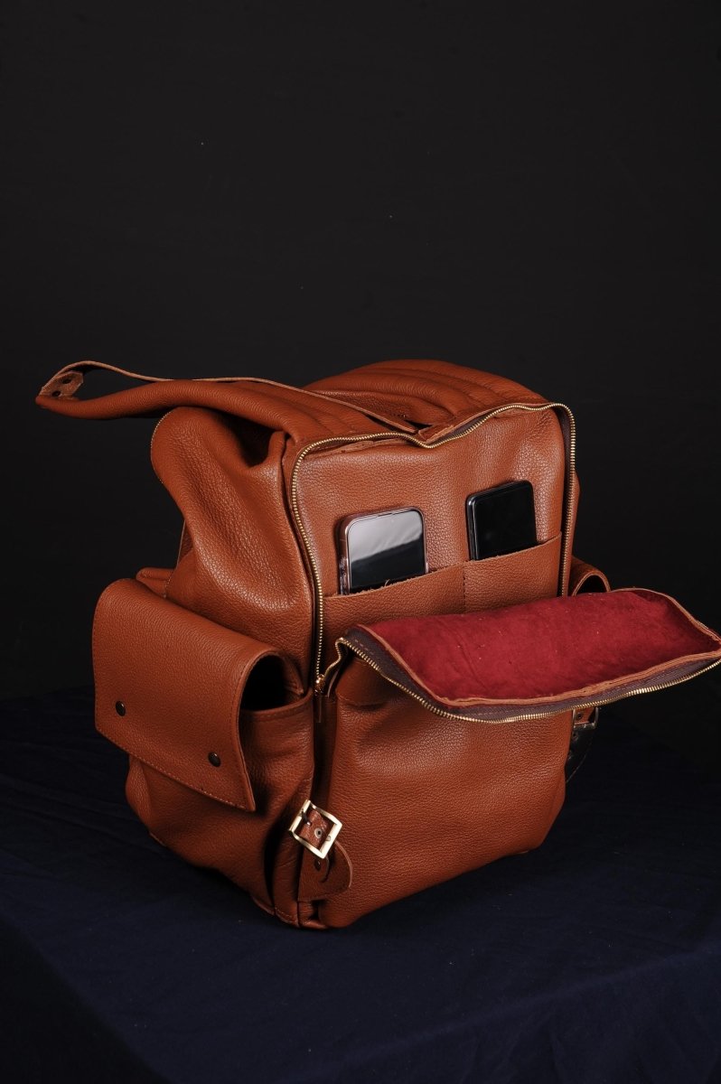 Brown Limited | Luxury Minimalist Backpack | Daypack | Handmade Black Leather Backpack | Travel Backpack | Premium Backpack 99percenthandmade
