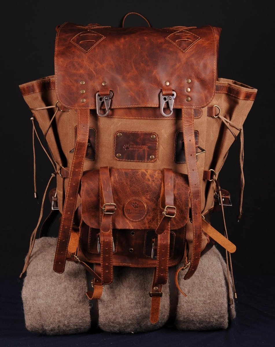 brigade leather backpack Leather Backpack | 25L to 45L