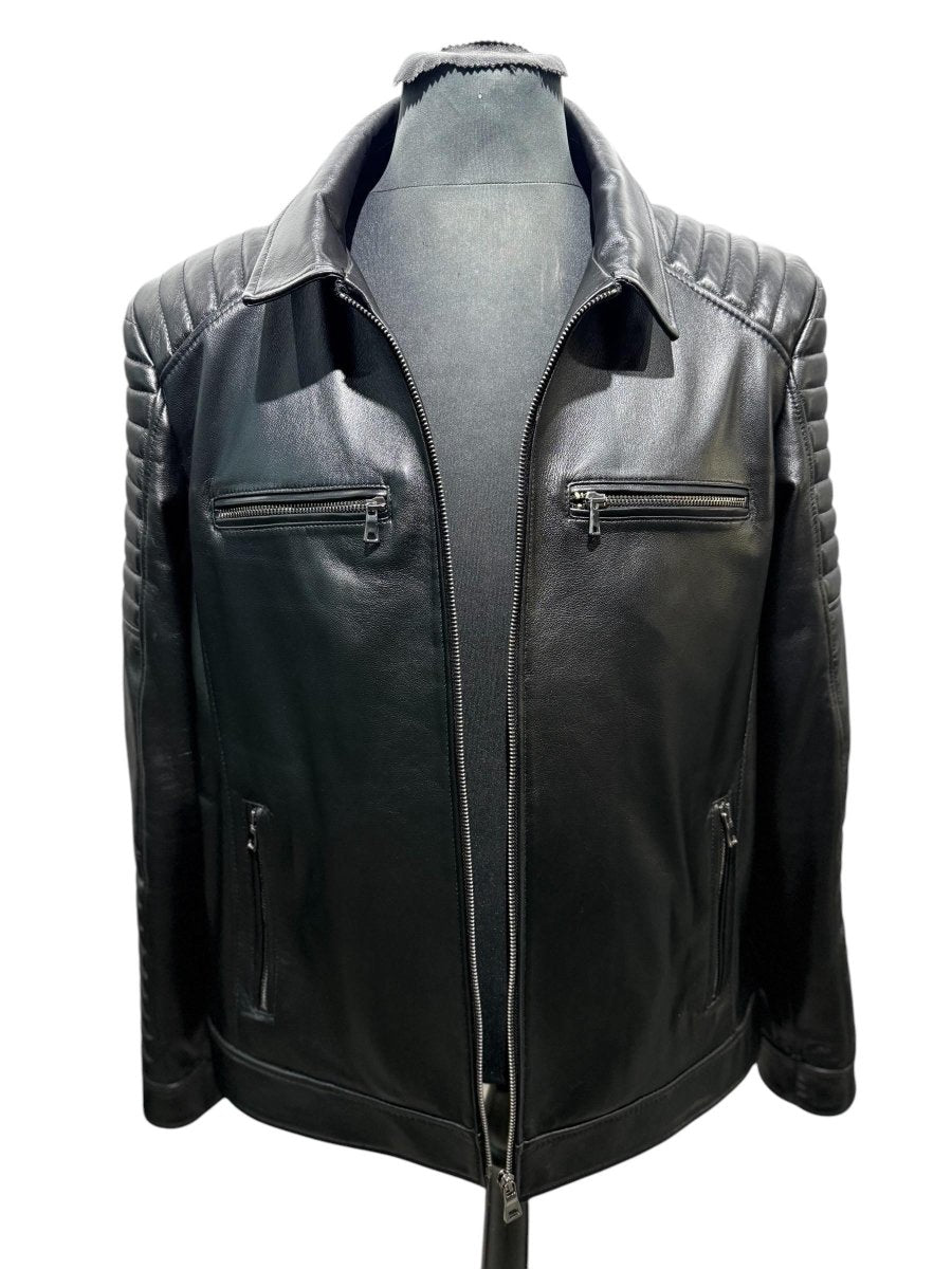 Bespoke | Black Leather Jacket | Specil Leather Texture | Leather Jacket | Handmade Jacket | Tailored to Your Size | Made an order 99percenthandmade