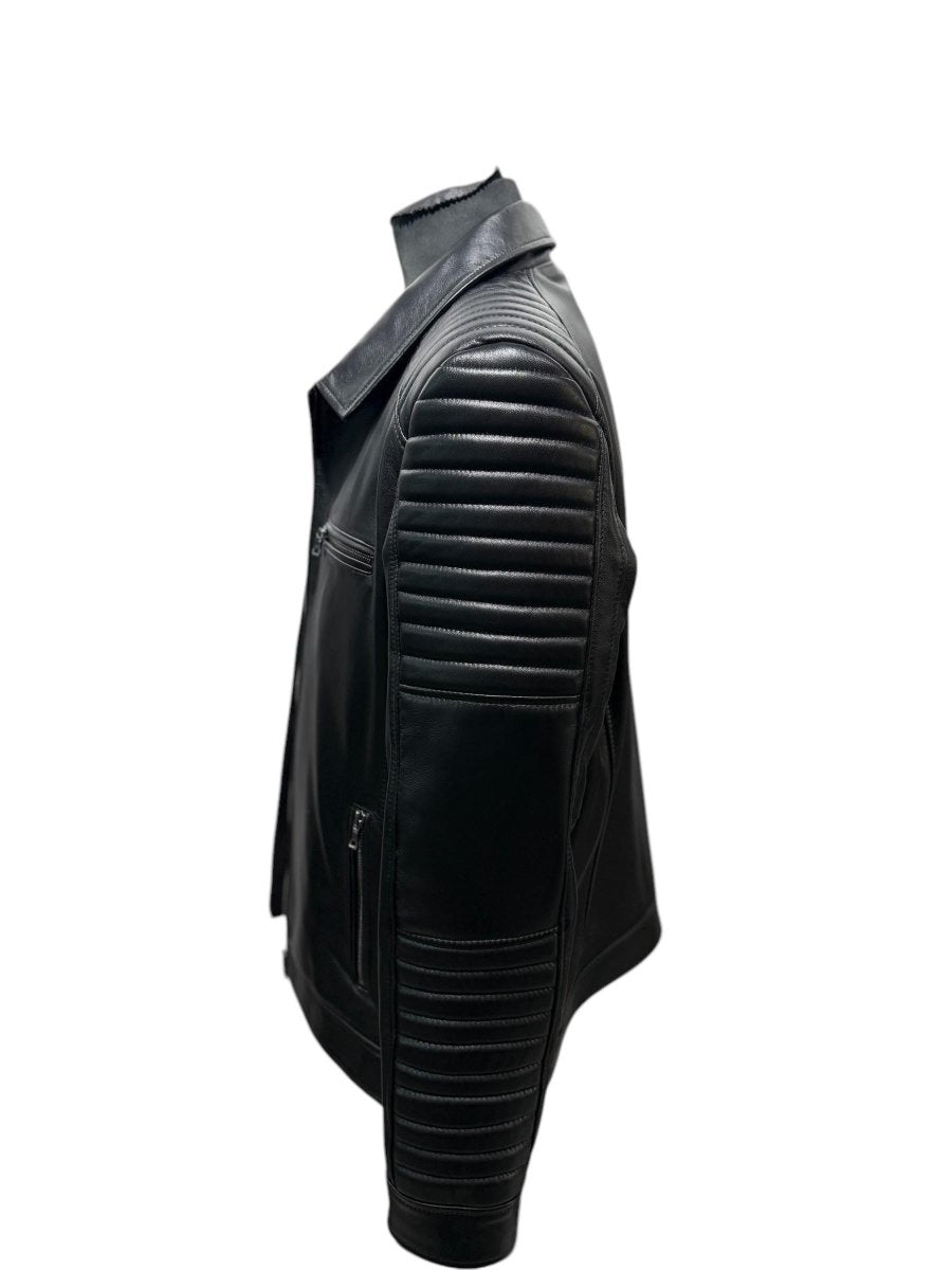 Bespoke | Black Leather Jacket | Specil Leather Texture | Leather Jacket | Handmade Jacket | Tailored to Your Size | Made an order 99percenthandmade