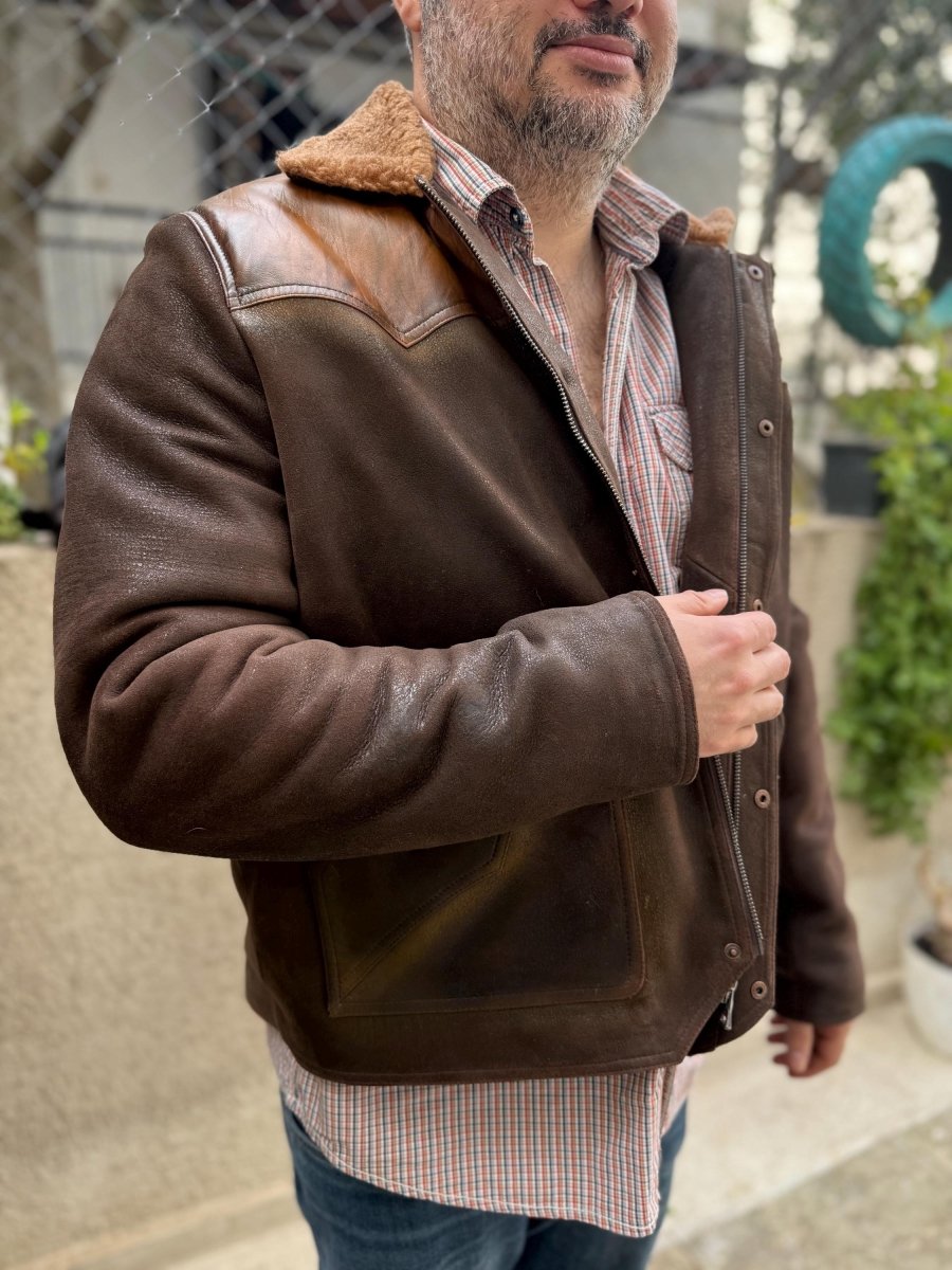 Bespoke Leather Coat With Fur Hood | Down Leather Jacket | Handmade Jacket | Tailored to Your Size | Made an order 99percenthandmade