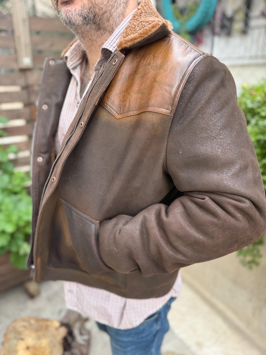 Bespoke Leather Coat With Fur Hood | Down Leather Jacket | Handmade Jacket | Tailored to Your Size | Made an order 99percenthandmade