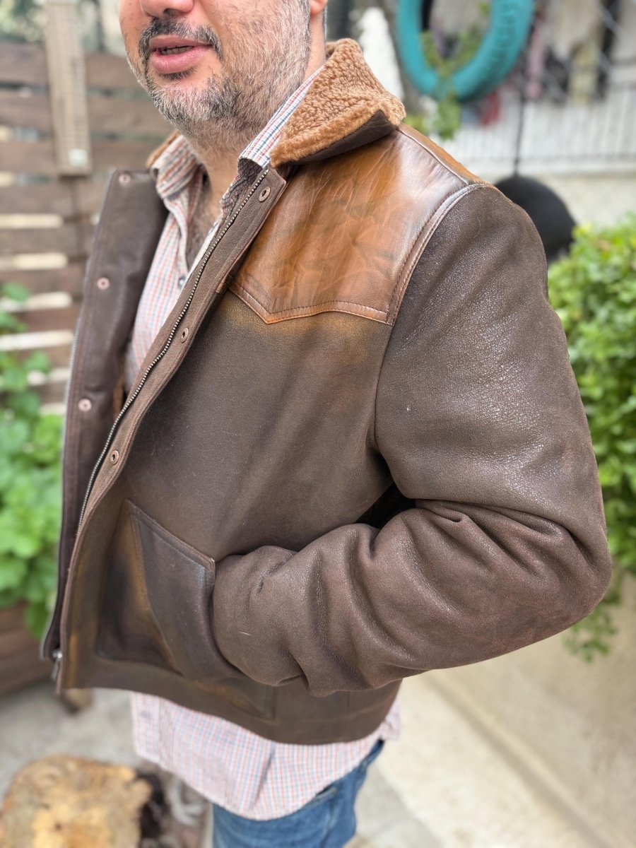Bespoke Leather Coat With Fur Hood | Down Leather Jacket | Handmade Jacket | Tailored to Your Size | Made an order 99percenthandmade