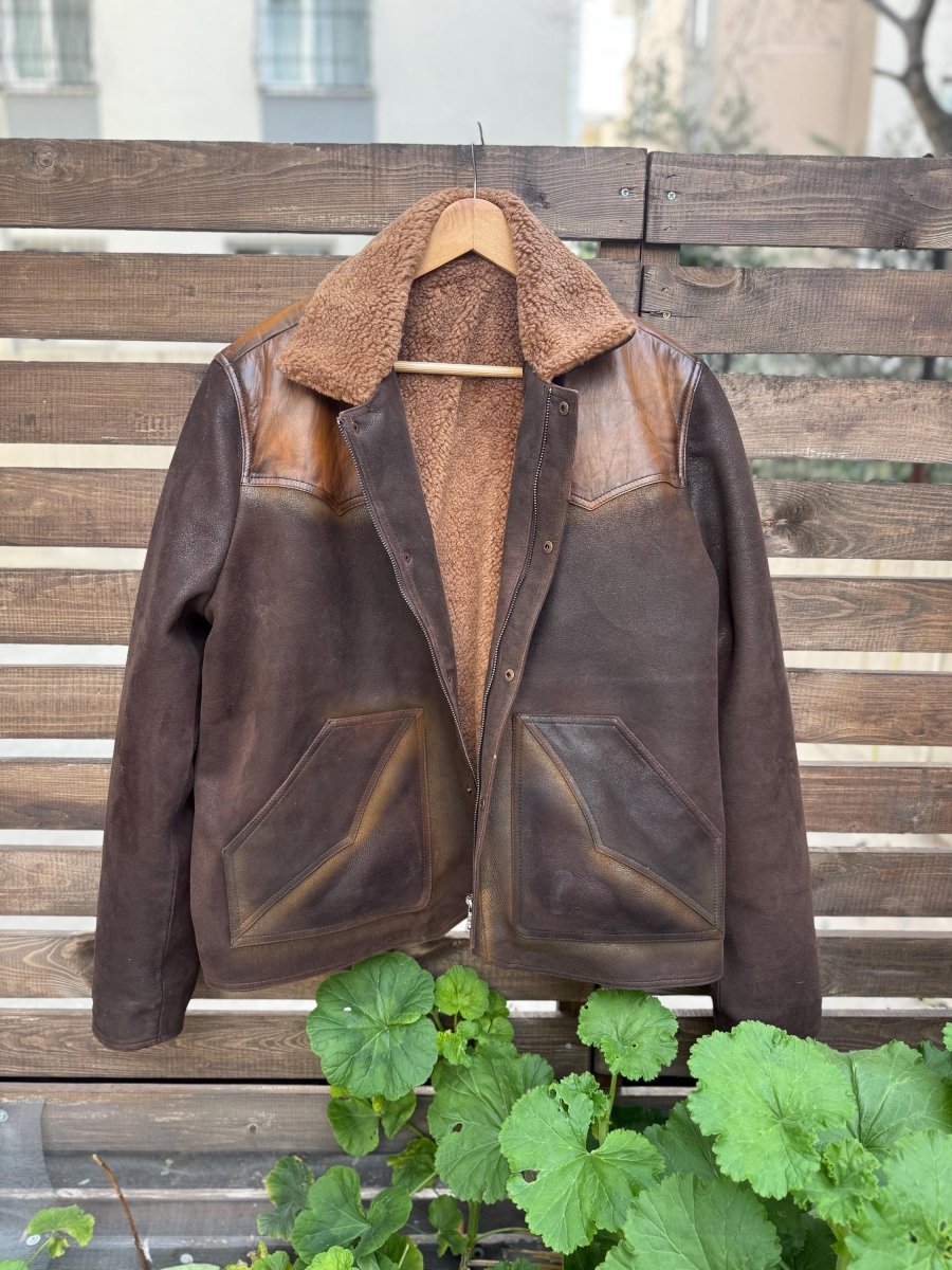 Bespoke Leather Coat With Fur Hood | Down Leather Jacket | Handmade Jacket | Tailored to Your Size | Made an order 99percenthandmade