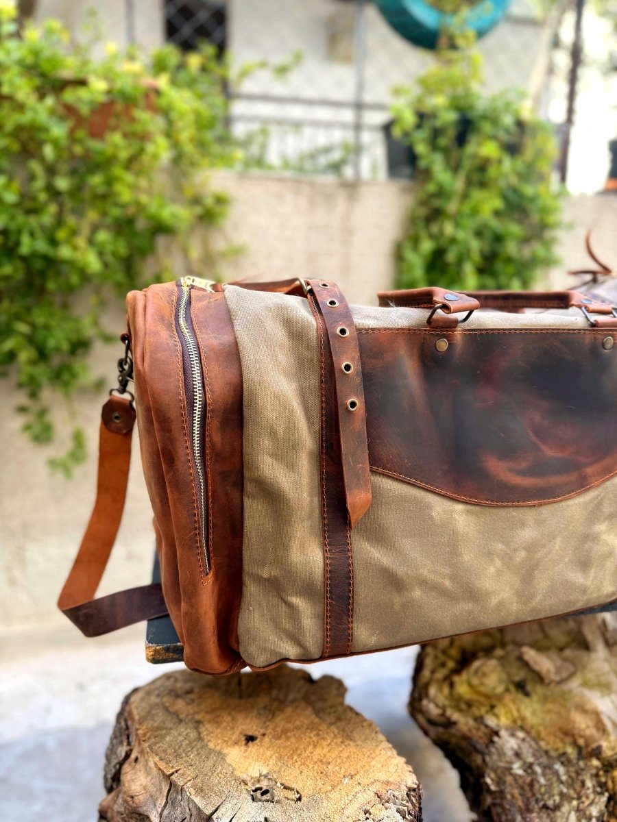 30L to 180L | Green, Brown, White, Black | Duffle Bag | Leather Duffle Bag | Leather Weekend Bag | Travel | Leather Bag | Purse Crossbody 99percenthandmade