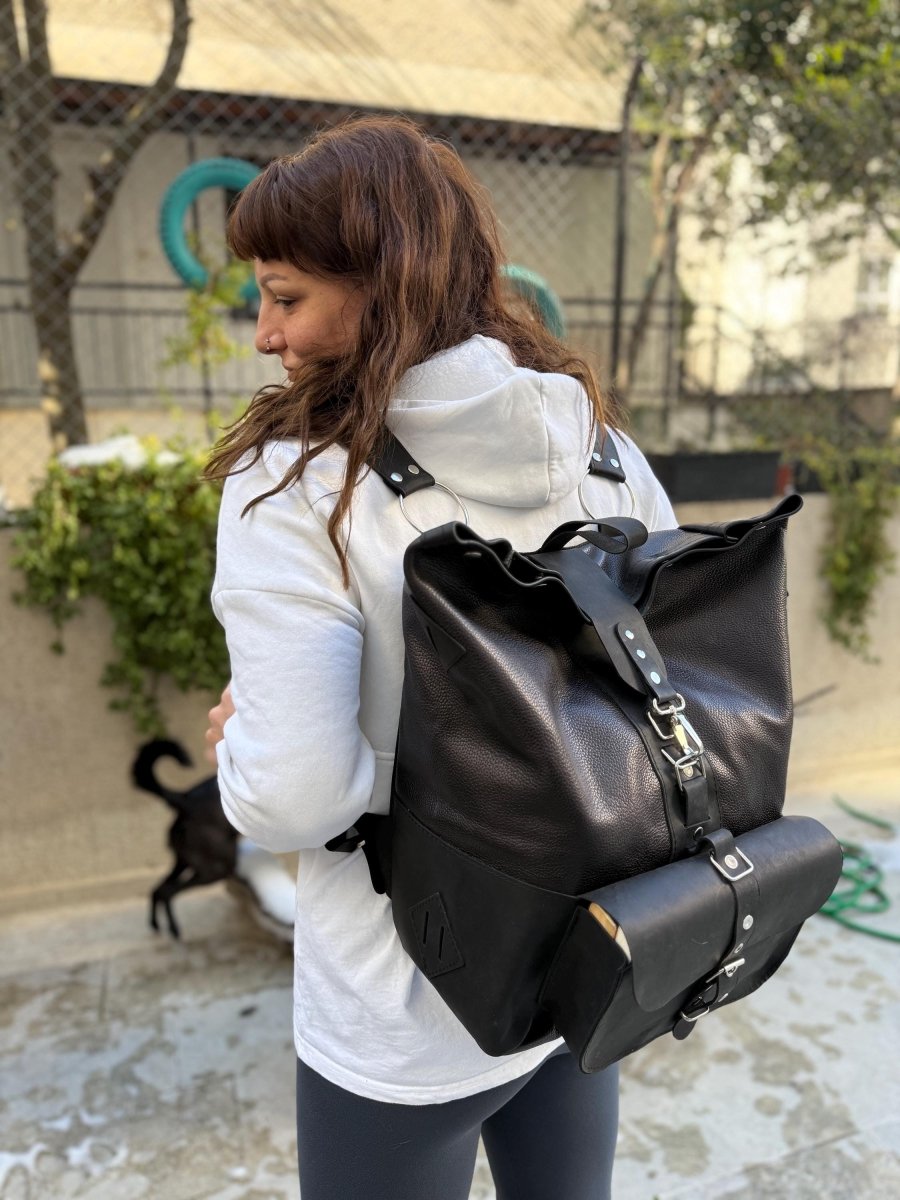 Limited | Handmade Leather Rolltop Backpack | Laptop Backpack | Travel Backpack | Daypack 99percenthandmade