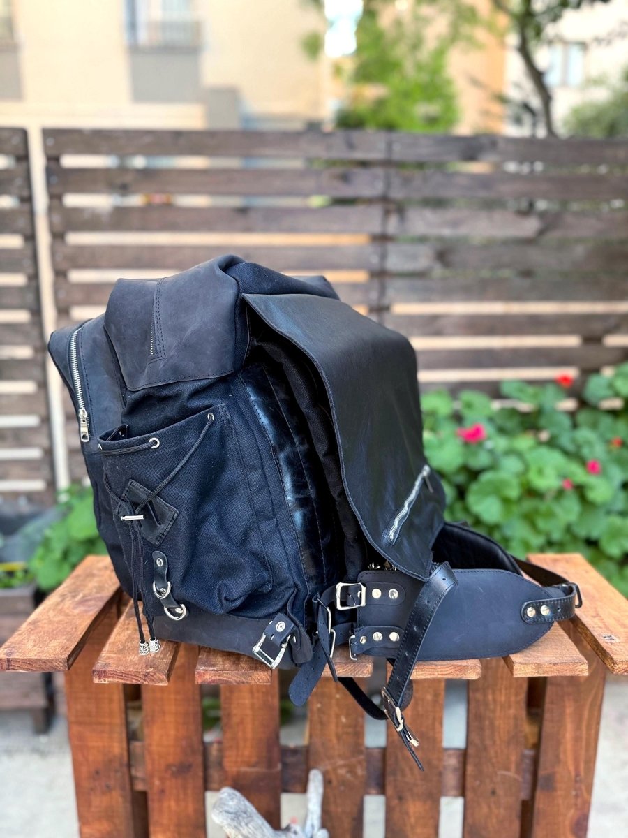 Premium | Laptop backpack | 2 Laptop Compartment with zipper. Handmade, Travel Backpack 99percenthandmade