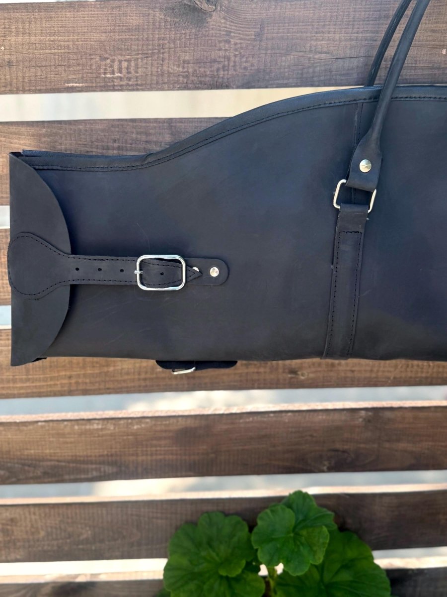 Handmade | Tan Leather Shotgun Case | Leather Rifle Case | Shotgun Bag | Rifle Bag | Hunting | Shotgun | Gun case | Personalization 99percenthandmade
