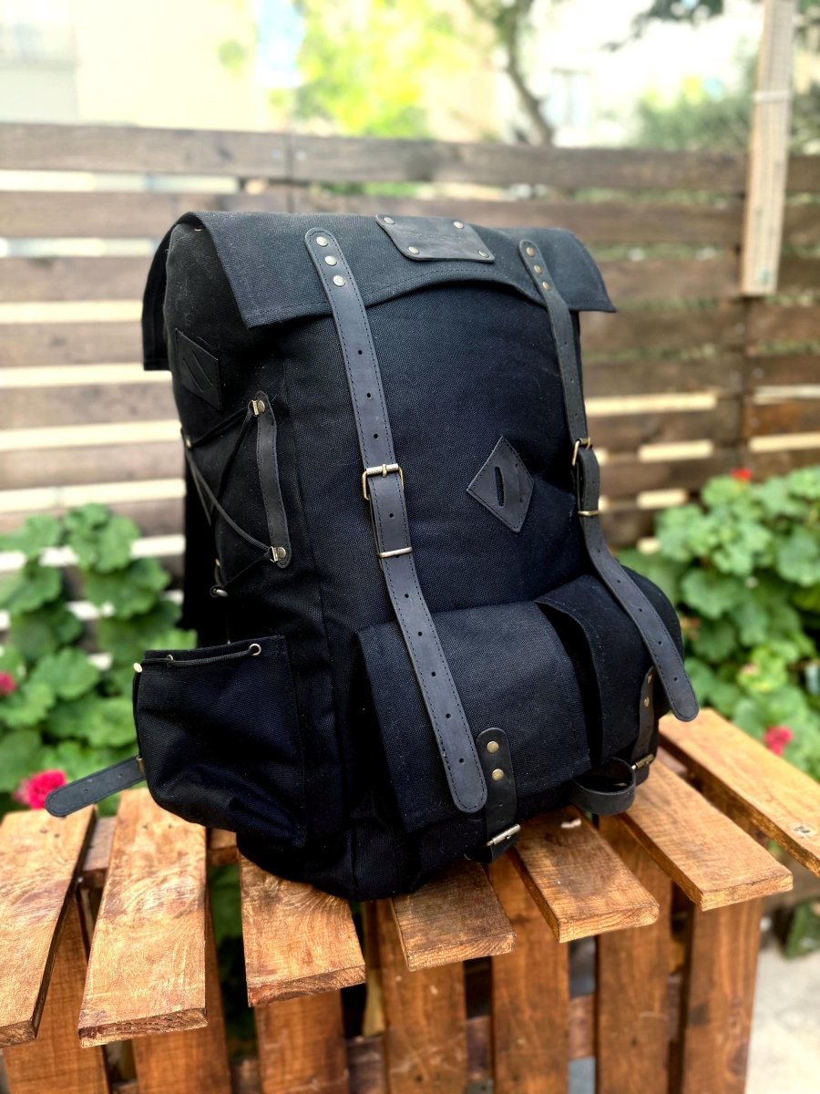 Limited | Green-Brown-Black-White | Personalize Backpack | 50 L | Custom Backpack | Camping Backpack | Best gift for | Gift for Him 99percenthandmade