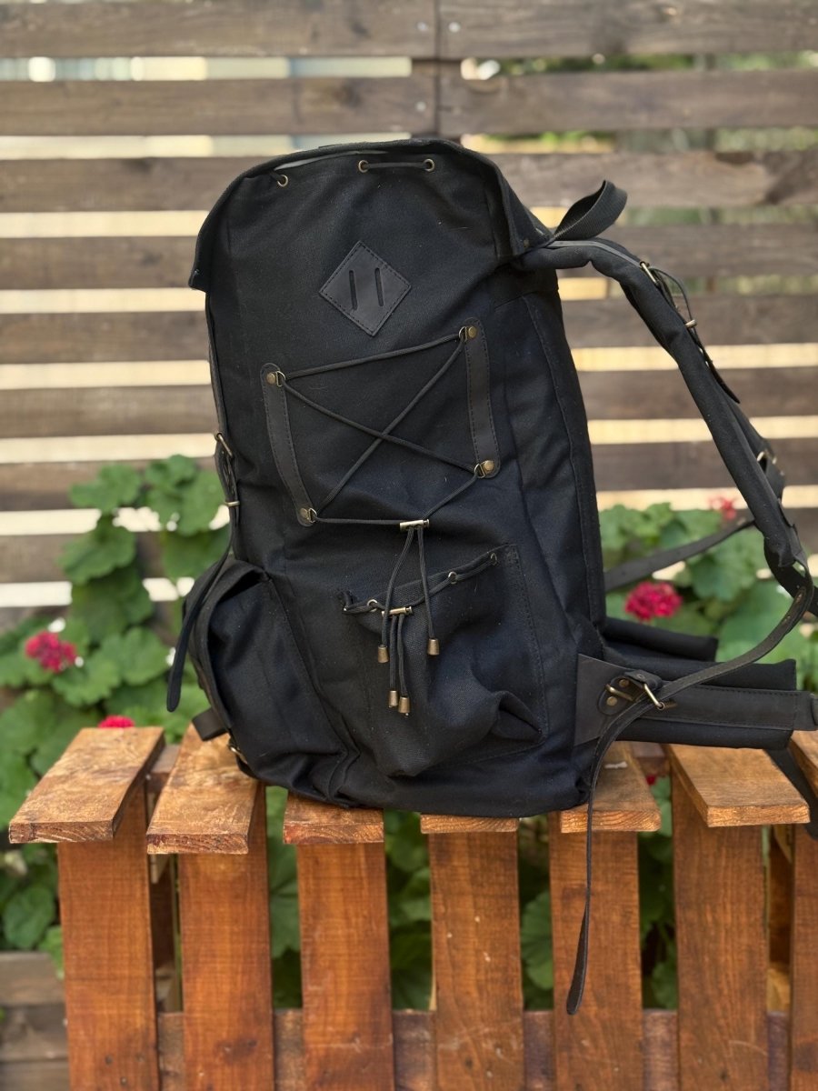 Limited | Green-Brown-Black-White | Personalize Backpack | 50 L | Custom Backpack | Camping Backpack | Best gift for | Gift for Him 99percenthandmade