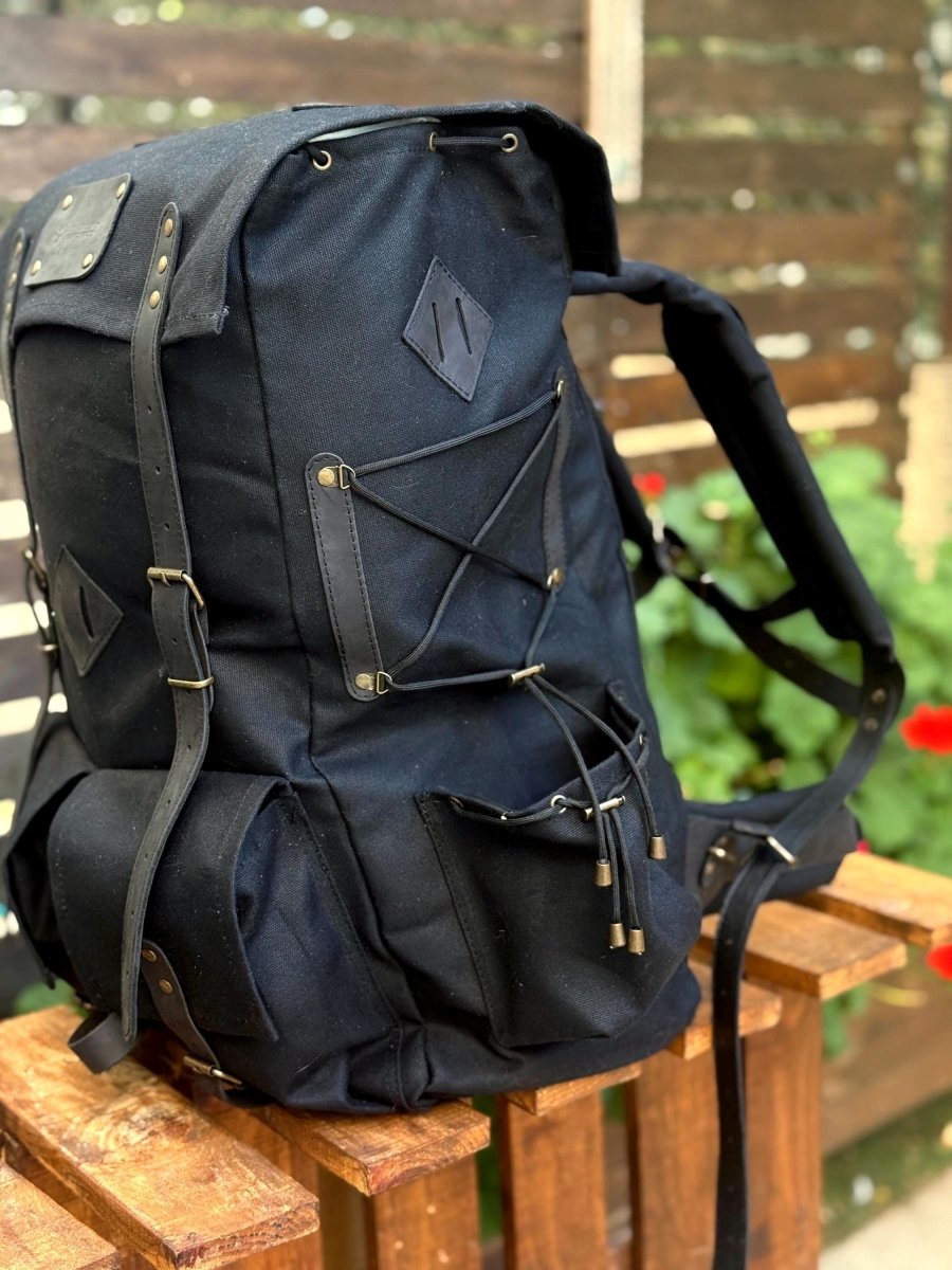 Limited | Green-Brown-Black-White | Personalize Backpack | 50 L | Custom Backpack | Camping Backpack | Best gift for | Gift for Him 99percenthandmade