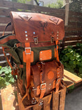 Not Made for Weight, Made to Say Who You Are | Your Story, Your Bag | Double Stitching | Backpack Leather - Canvas Travel,Camping,Daypack