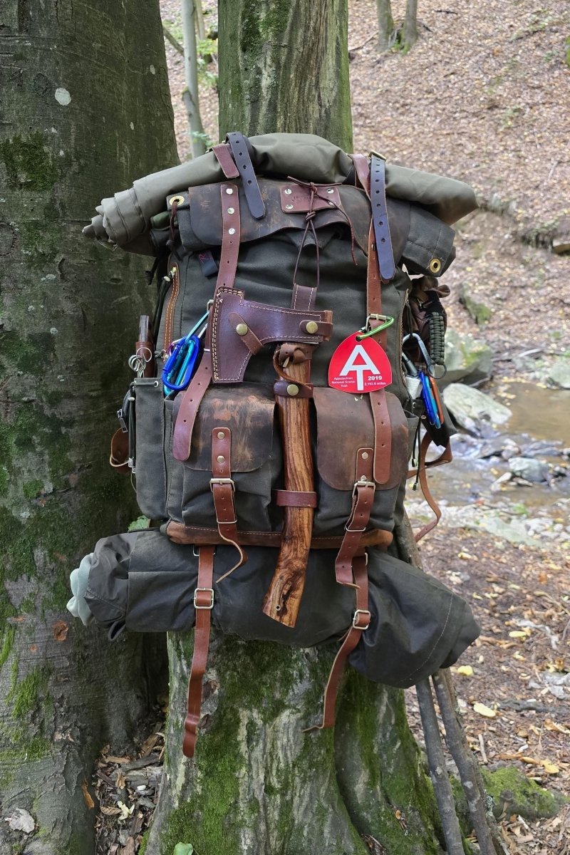 Carry Your Stories | Backpack | Black-Brown-Green-White | 30L to 80 L | Daily Use | Bushcraft, Travel, Camping, Hunting, Fishing, Hiking bag 99percenthandmade