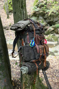 Carry Your Stories | Backpack | Black-Brown-Green-White | 30L to 80 L | Daily Use | Bushcraft, Travel, Camping, Hunting, Fishing, Hiking bag 99percenthandmade