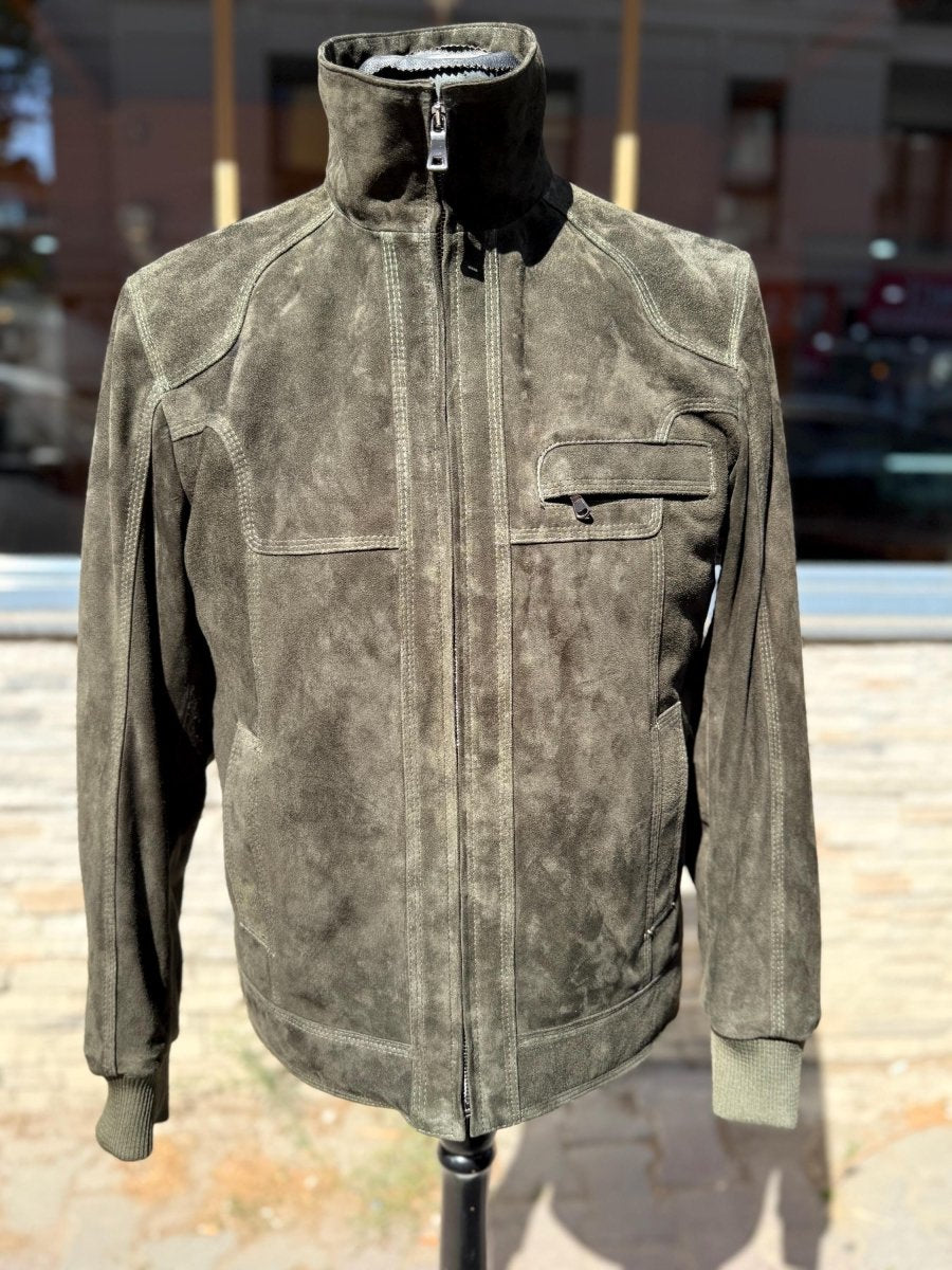 Bespoke | Suede Leather Jacket | Black, Brown, Green | Leather Jacket | Handmade Jacket | Tailored to Your Size | Made an order 99percenthandmade