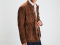 Custom Handmade Suede Leather Jacket – XS to 8XL – Brown – Bespoke Tailored Men’s Coat – Personalized Genuine Leather - 99percenthandmade - 99percenthandmade - XS Letter size - Brown - 