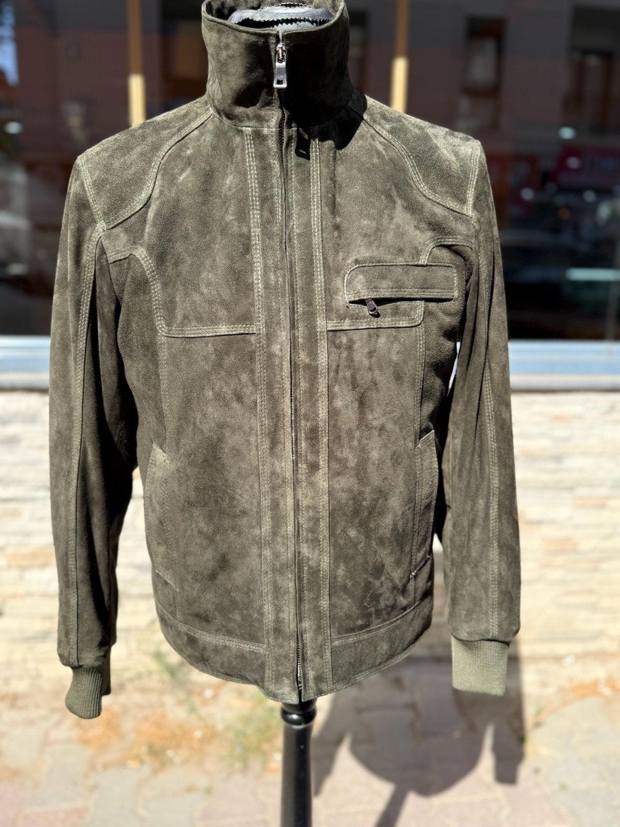 Bespoke | Suede Leather Jacket | Black, Brown, Green | Leather Jacket | Handmade Jacket | Tailored to Your Size | Made an order 99percenthandmade