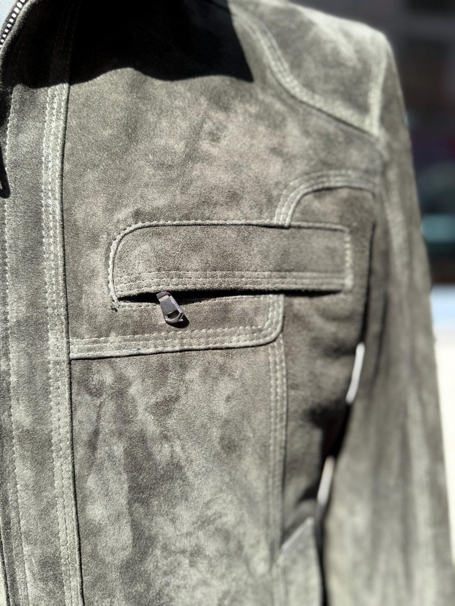 Bespoke | Suede Leather Jacket | Black, Brown, Green | Leather Jacket | Handmade Jacket | Tailored to Your Size | Made an order 99percenthandmade