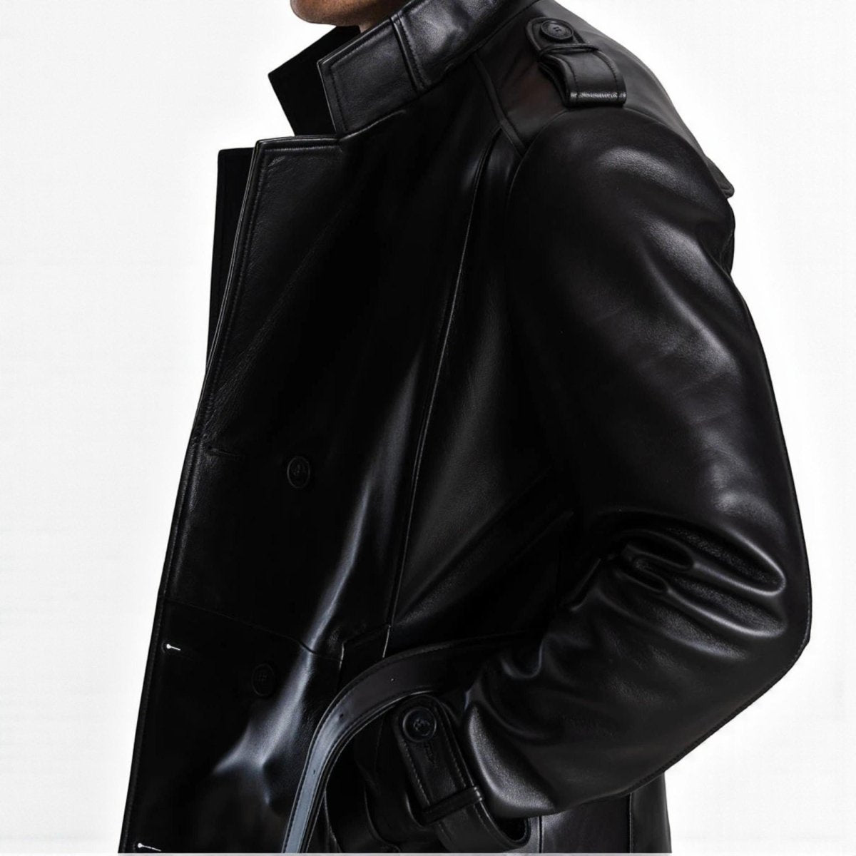 Custom Tailored Handmade Leather Jacket – XS to 8XL – Any Color (Black, Brown, Blue, Green) – Personalized Bespoke Men’s Coat - 99percenthandmade - 99percenthandmade - XS Letter size - Brown - 