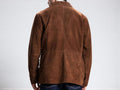 Custom Handmade Suede Leather Jacket – XS to 8XL – Brown – Bespoke Tailored Men’s Coat – Personalized Genuine Leather - 99percenthandmade - 99percenthandmade - XS Letter size - Brown - 