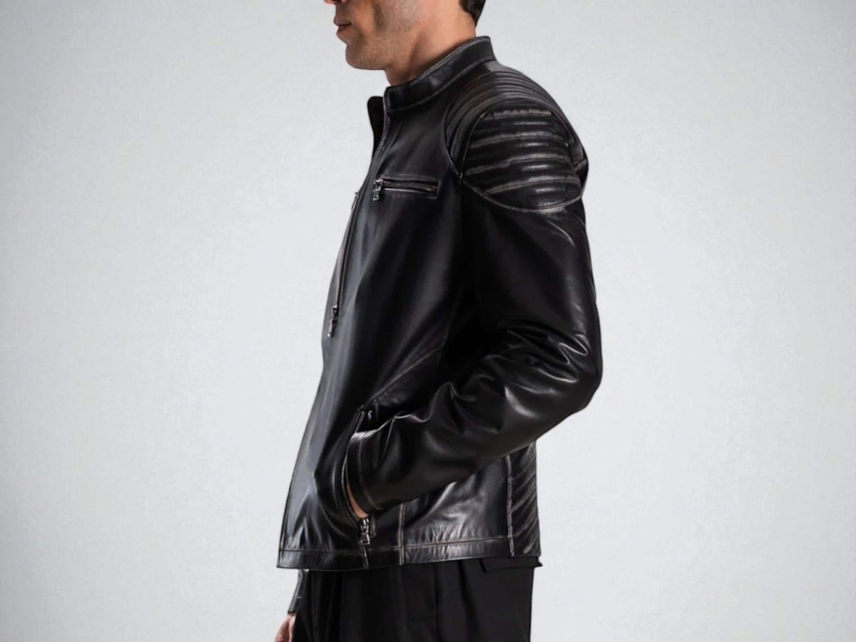 Bespoke | Black-Brown-Blue | Leather Jacket | Handmade Jacket | Tailored to Your Size | Made an order 99percenthandmade