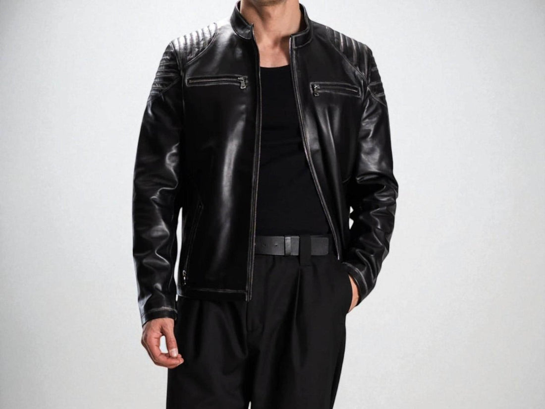 Bespoke | Black-Brown-Blue | Leather Jacket | Handmade Jacket | Tailored to Your Size | Made an order 99percenthandmade