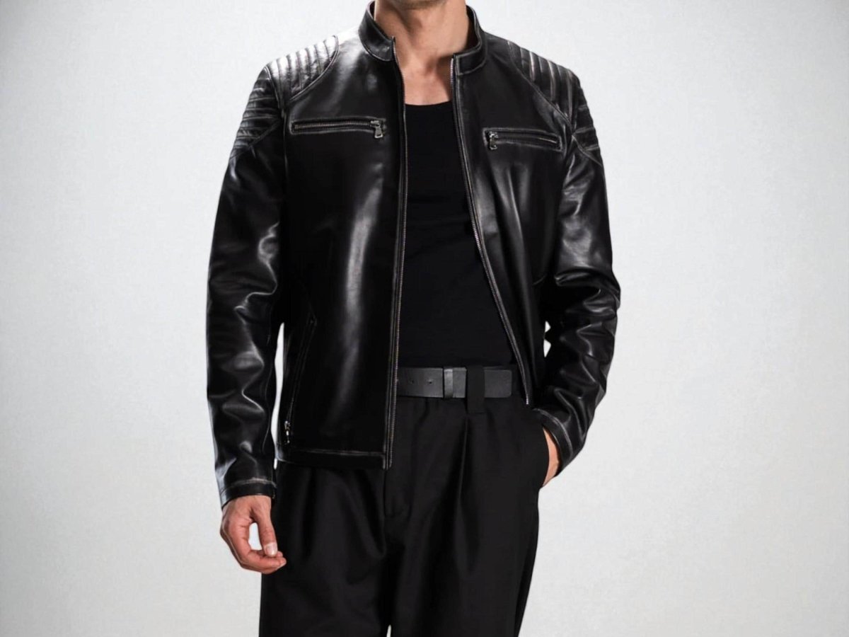 Bespoke | Black-Brown-Blue | Leather Jacket | Handmade Jacket | Tailored to Your Size | Made an order 99percenthandmade