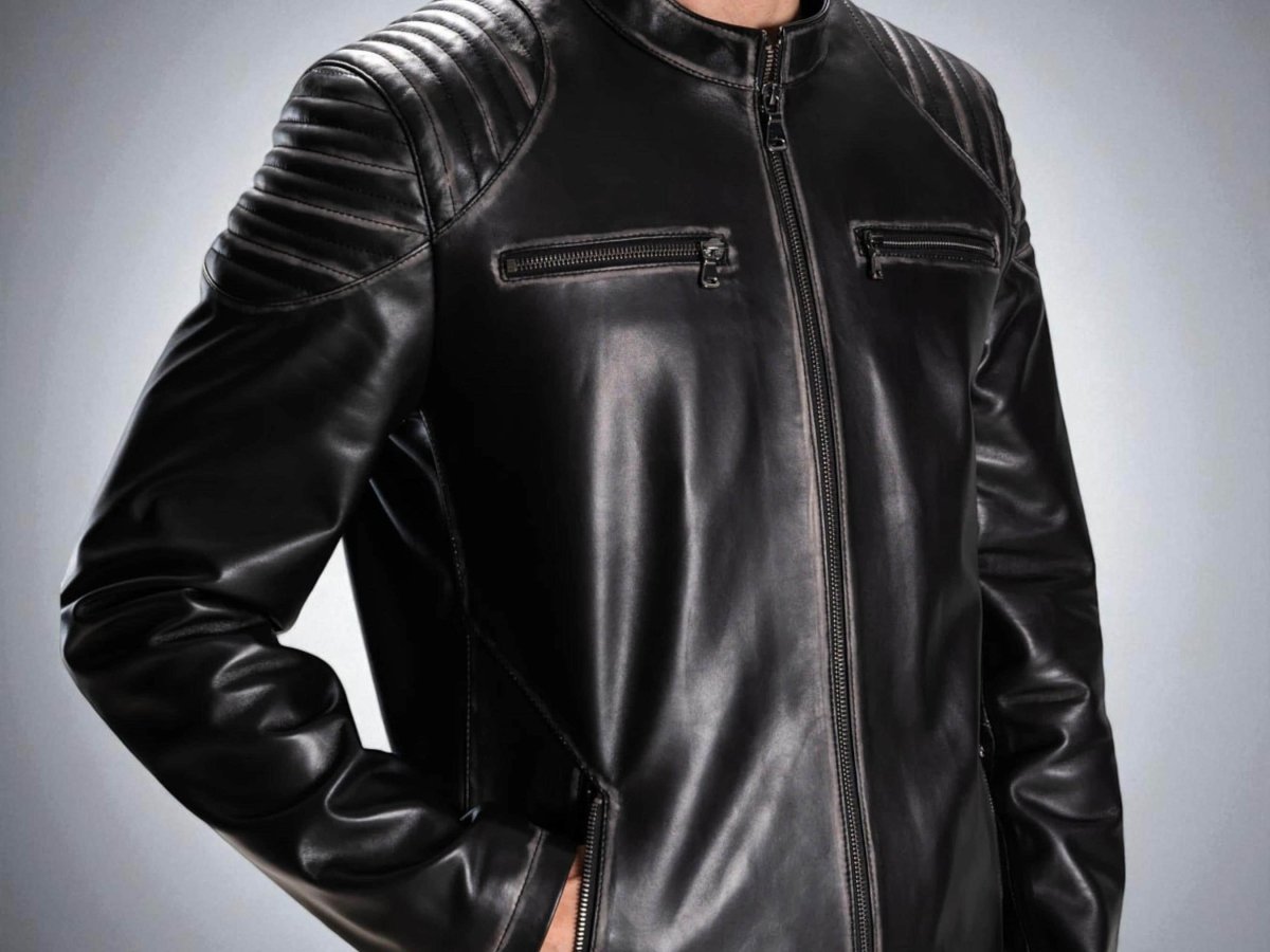 Bespoke | Black-Brown-Blue | Leather Jacket | Handmade Jacket | Tailored to Your Size | Made an order 99percenthandmade