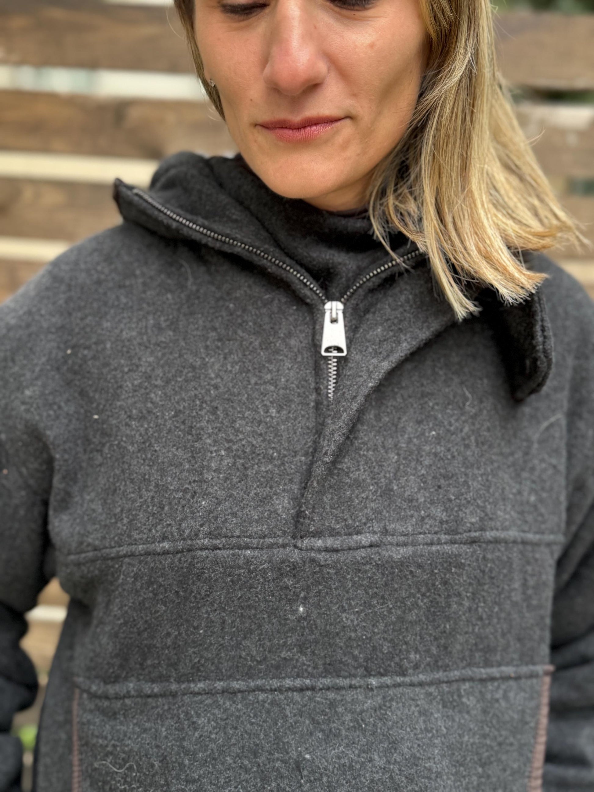 Cool doesnt shout, it last | Bespoke Tailormade Anorak | Choose Your Cotton | HandMade Wool Anorak | Handmade Hoodie