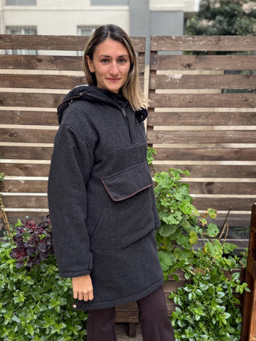 Cool doesnt shout, it last | Bespoke Tailormade Anorak | Choose Your Cotton | HandMade Wool Anorak | Handmade Hoodie