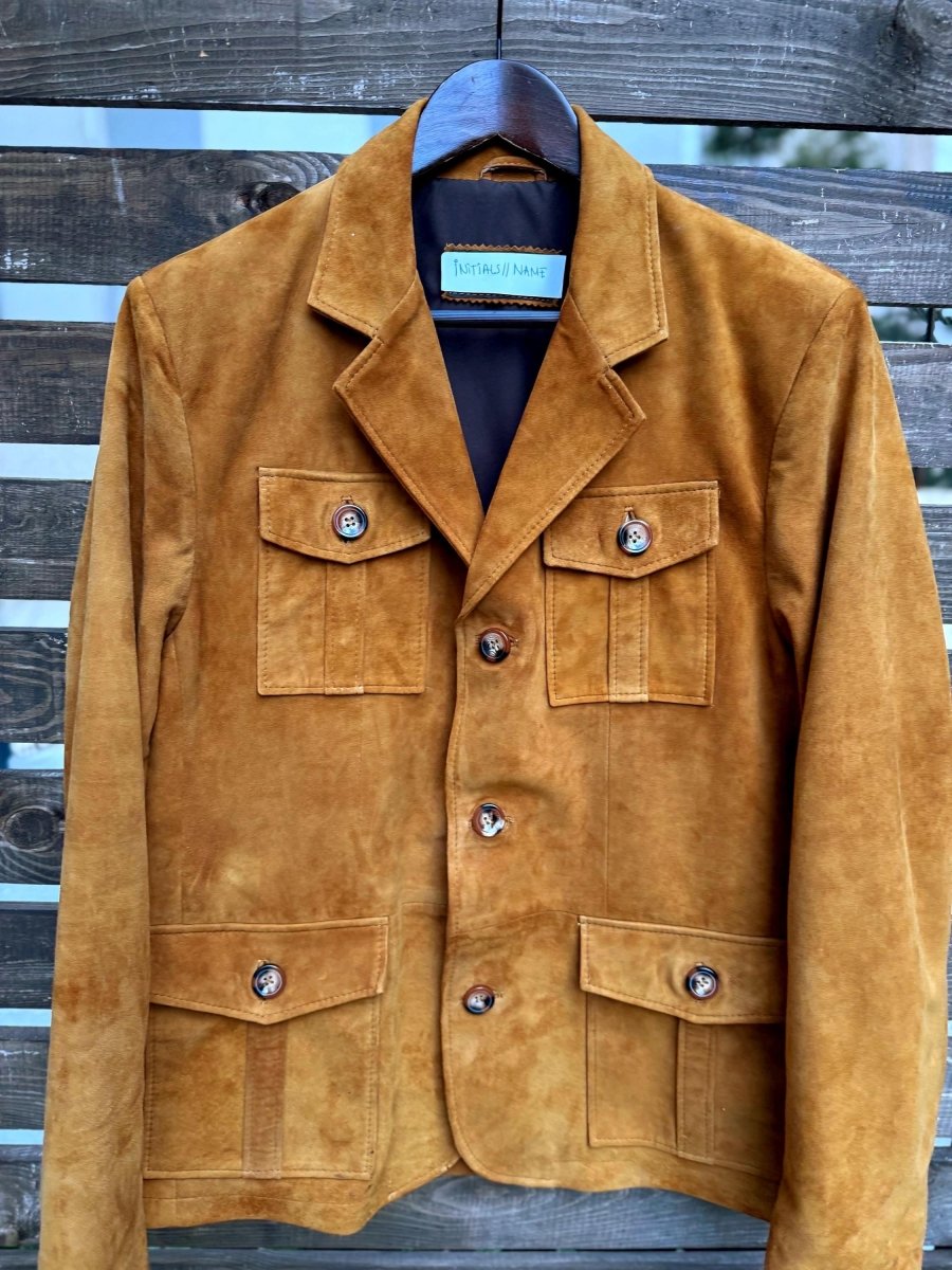 Bespoke | Suede Leather Jacket | Black, Brown, Green | Leather Jacket | Handmade Jacket | Tailored to Your Size | Made an order 99percenthandmade