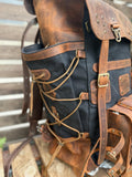 Leather Canvas Laptop Travel Backpack 45L, Handmade Carry On Business Outdoor Backpack 99percenthandmade