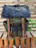 Handmade Goat Fur Backpack 99percenthandmade