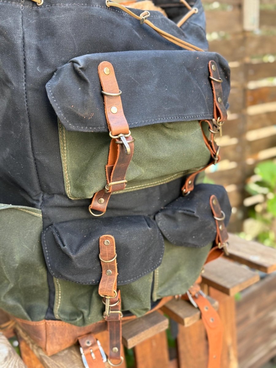 Handmade Goat Fur Backpack 99percenthandmade