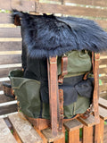 Handmade Goat Fur Backpack 99percenthandmade