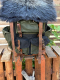 Handmade Goat Fur Backpack 99percenthandmade