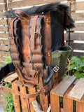 Handmade Goat Fur Backpack 99percenthandmade