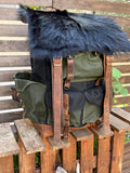 Handmade Goat Fur Backpack 99percenthandmade