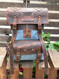 Limited Daypack, Brown,Tan,Black, Blue Color, 15L - 25L options. Laptop pocket premimum leather, Citypack, Daily use