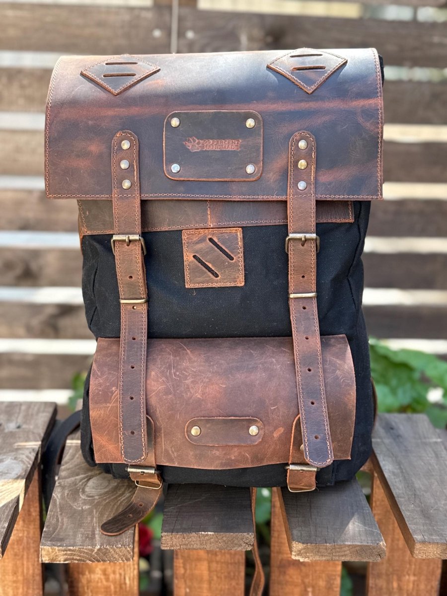 Not big enough to burden you, bold enough to be noticed, Limited Daypack - Laptop Backpack Brown, Tan, Black, Blue Color, 15L - 25L.