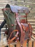 200 USD Discount | Design Awards | 25 L - 45 L | Handmade Leather, Waxed Backpack for Travel, Outdoor, Laptop, Hiking | Personalization 99percenthandmade