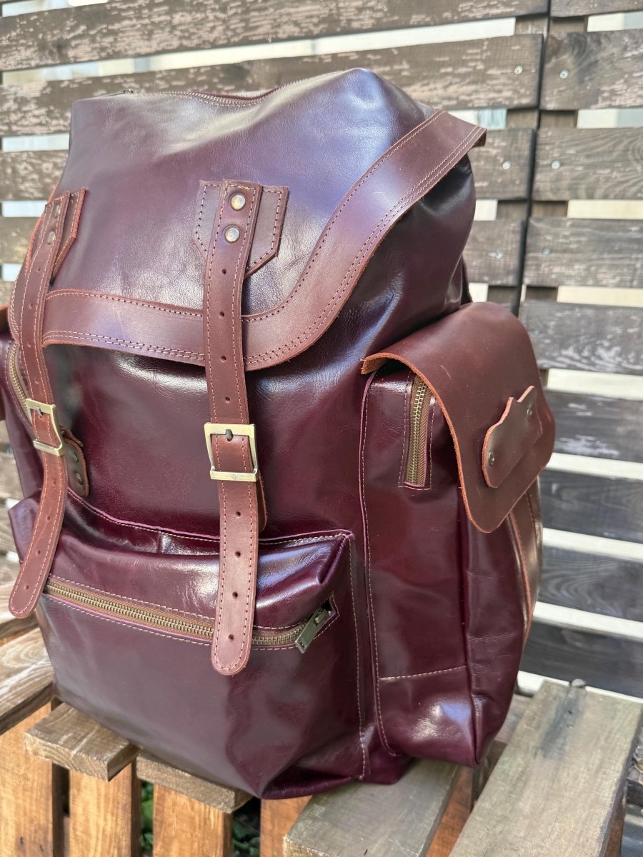 Luxury Minimalist Backpack | Laptop Backpack - Travel Backpack - Daypack | Black-Brown-Green-Red-Tan-Burgundy 99percenthandmade