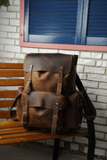 Limited | Handmade Daypack Leather Backpack | Travel Backpack | Premium Backpack  | Laptop Backpack  99percenthandmade   