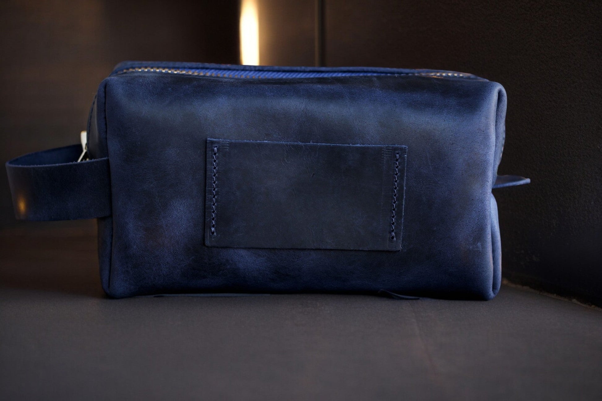Personalized Leather Dopp Kit for Men and Women  99percenthandmade   