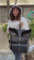 Limited | Handmade Leather Rolltop Backpack | Laptop Backpack | Travel Backpack | Daypack 99percenthandmade